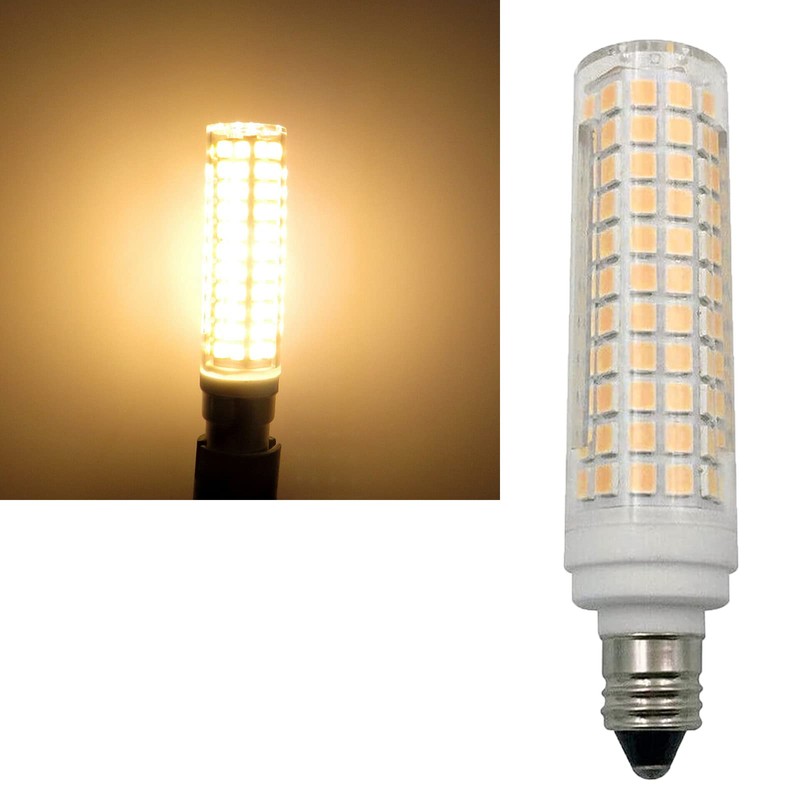Lxcom Lighting E11 LED Corn Bulb 15W Dimmable Ceramic LED