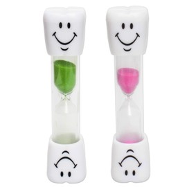 Smile Sand Egg Timer - 2 minute Timer (Set of 2) (Pink and Green)