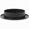 Vent Systems Ø3" Inch Black Louvered Plastic Door Vent –