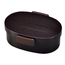 HAKOYA Tight Operated Wood Grain 小判 Bento Small urumi 52902