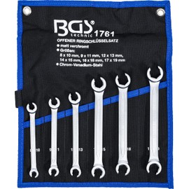 6-piece Open Nut Spanner Set