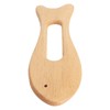 2Pcs Wooden Gua Sha Board Fish Shape Polished Beech Sturdy