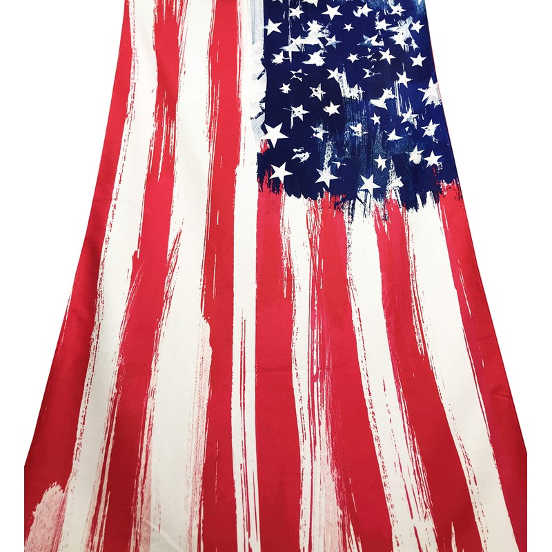 Tex family Terrycloth American Flag Beach Towel Large 90 x