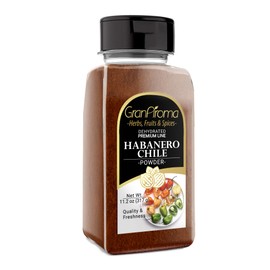 GranAroma Habanero Chile Powder, 11.2 oz, Hot & Spicy, Soups & Sauces