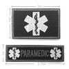 WZT 2 Pieces Paramedic Morale Tactical Patch with Backing Decorative