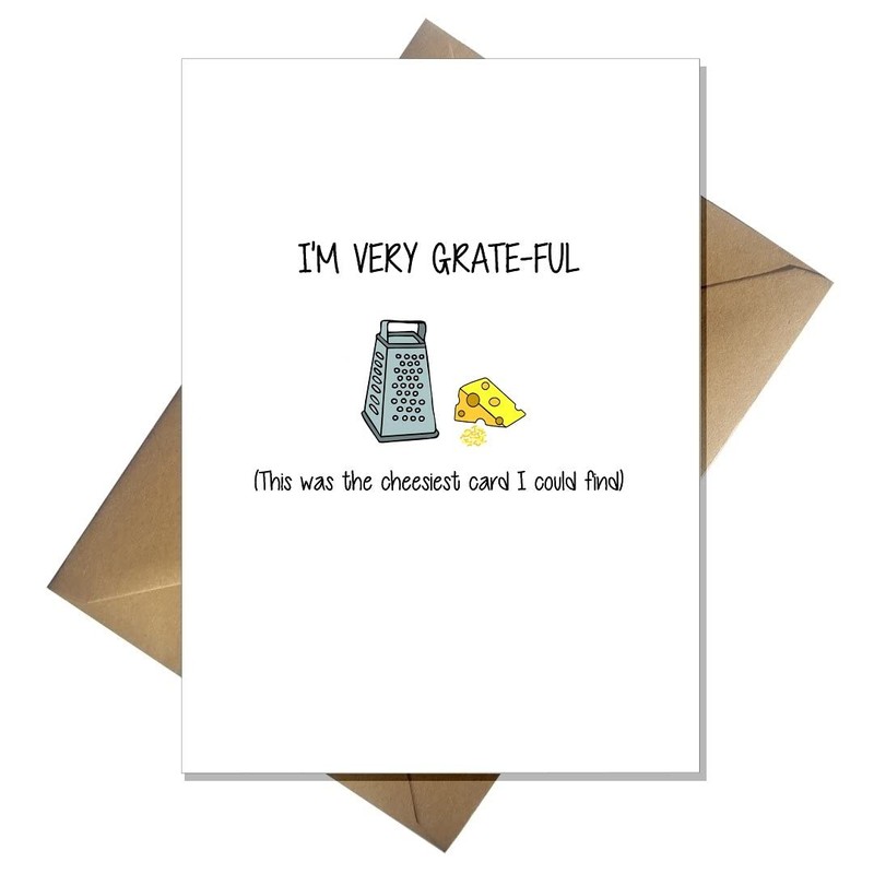 Funny Thank you Card - I'm very grateful - Cute