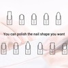 Professional Double Sided Nail Files 100/180 Grit Emery Board Nail