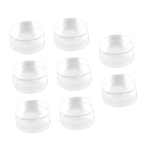 Mikinona 8pcs Nail Art Transfer Stampers Transparent for Manicure for