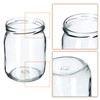 KADAX Jam Jars 540 ml, Preserving Jars with Screw Lids,