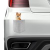 Shiba Inu Dog in Pocket Car Bumper Magnet, Magnetic for