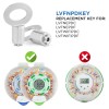 LiveFine Replacement Key for LVFNEPDC LVFNEPDF LVFWIFIPDC LVFWIFIPDF Dispensers