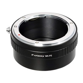 Fotasy Manual Nikon Lens to Sony E-Mount Adapter, Nikon F E Mount Adapter, Sony FE Nikon Adapter, fits Sony NEX-7 a3000 a3500 a5000 a5100 a6000 a6100 a6300 a6400 a6400 a6500 a6600 A7 A7R A7S I II III