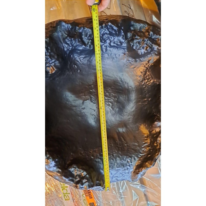 PondH2o Header Pool Waterfall Cascade, Lightweight Black PVC Water Garden