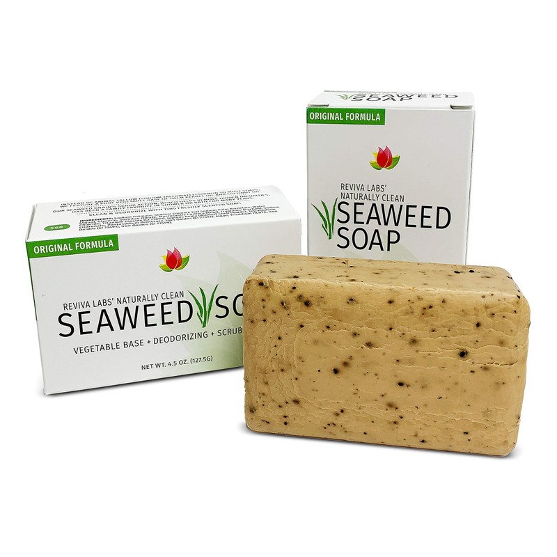 Reviva Original Formula Seaweed Soap 4.5 OZ. (127.5 G), Naturally