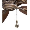 Double Dragonfly Ceiling Fan Pull Antique Brass 2.8"h