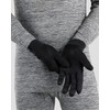 Terramar Adult Thermasilk Ultra-Thin Performance Liner Gloves, Black, Large (8.5-9)