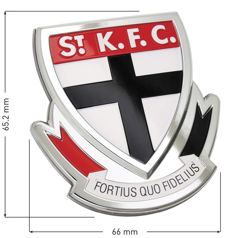 Fan Emblems St. Kilda Saints 3D Chrome AFL Supporter Badge