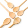 6 Piece Wooden Cooking Spoon Set Beech Large Small (6