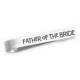 Father Of The Bride Tie Clip Wedding Party Gift Idea Dad Father of the Bride Tie Clip Fathers Day Gift Dad FIL Father Bride FBA-WEDDING-TIE-CLIP (|Father Bride|)