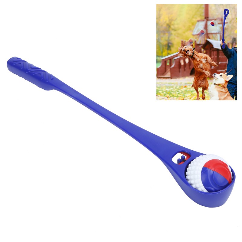 Dog Ball Launcher Stick Interactive Dog Ball Throwing Stick Toy