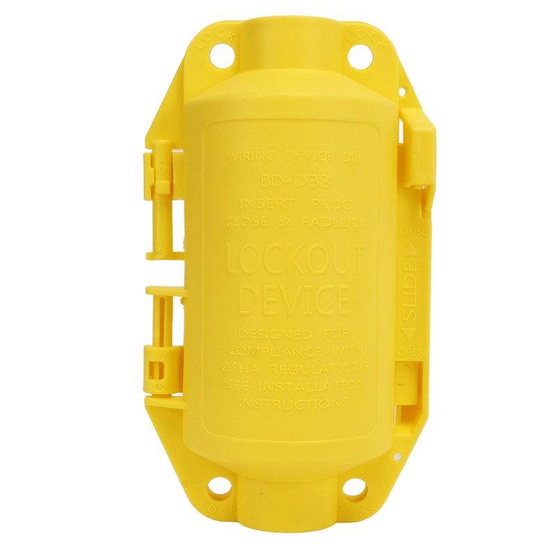 Industrial Electrical Plug Lockout Device Set Universal Electrical Plug Lockout