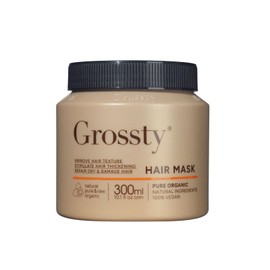 GROSSTY Batana Oil Hair Mask for Dry, Damaged Hair | Promotes Healthy Growth | Deep Nourishing & Repair | Stimulate Hair Thickening | Restores Moisture & Softness 300ml