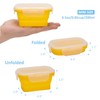 Annaklin Collapsible Food Storage Containers with Lids, Small Silicone Snack