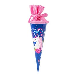 goldbuch Einhornglück School Cone Sugar Bag First Day of School Children: Size: 35 cm Round
