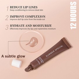 4 Pcs Summer Special Lip Butter Balm Set, Special Lip Balm, With Natural Ingredients of Shea Butter & OliveButter, Long-Lasting Hydrating Non-Sticky Lip Balm, Soothes And Softens Dry Lips