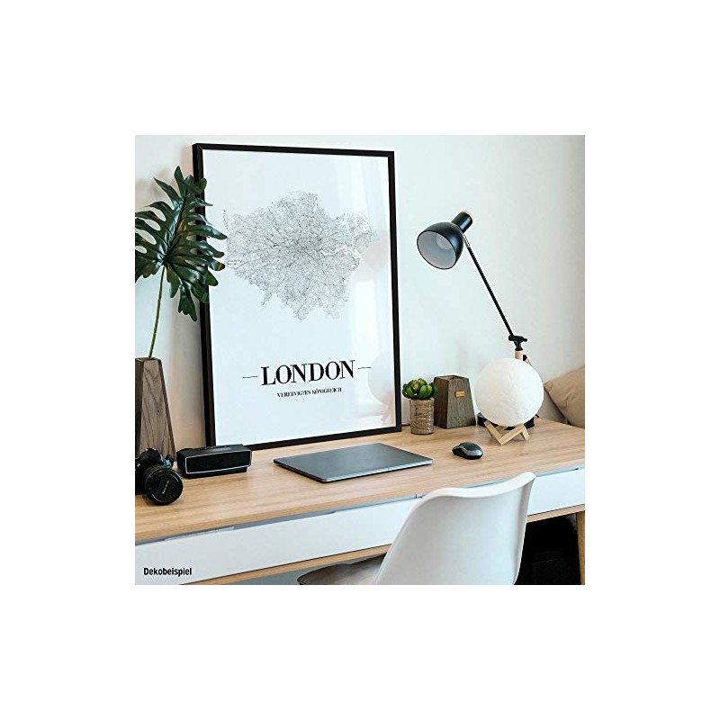 JUNIWORDS Mainz White City Poster, white