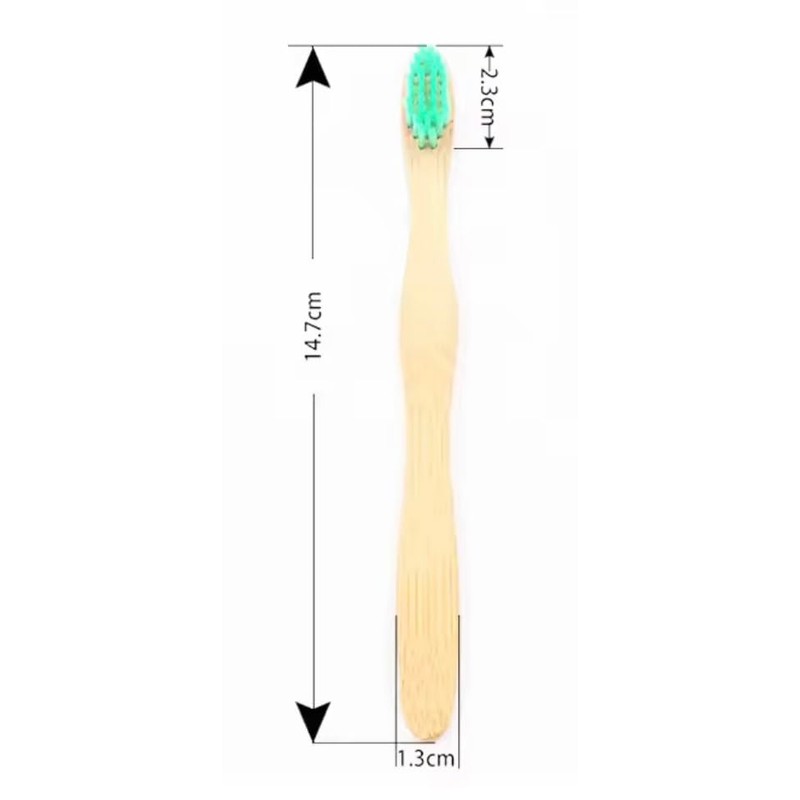 Organic Baby Bamboo Toothbrushes | 4 Pack | Soft Bristles