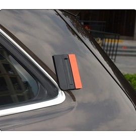 Magnet Squeegee with Micro-Fiber Felt Edge for Car Scraper Decal Applicator Tool, Pack of 3 (Style 1, 10 * 7.5CM)