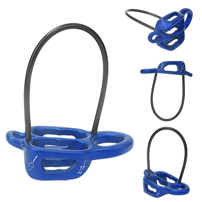 Outdoor Rappel ATC Guide Belaying Device Descender for Rock Climbing