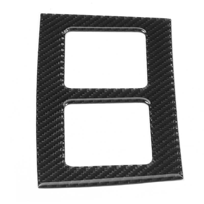 Carbon Fiber Rear Air Outlet Vent Cover Trim Fit for