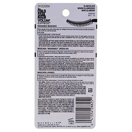 Maybelline New York Volume Express Colossal Cat Eyes Washable Mascara, Glam Black, 0.31 Fl Oz