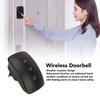 Wireless Doorbell Waterproof Smart LED Flash Alarm Elderly Call Button