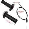 22mm Twist Throttle Rotary Accelerator Hand Grip W Cable 7/8''