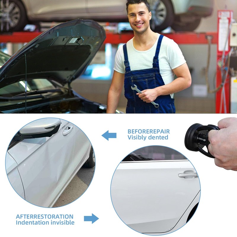 Car Dent Puller, 2 Pack 6cm Suction Cups,Powerful Dent Removal