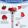 STCRERAG Hinge Templates 35 mm Metal Hinge Drilling Gauge Durable