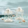 By the Sea Lighthouse Tea Light Holder - size: 4PC