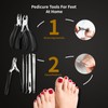 EBEWANLI Toe Nail Kit, 7PCS Pedicure Tools for Feet, Heavy