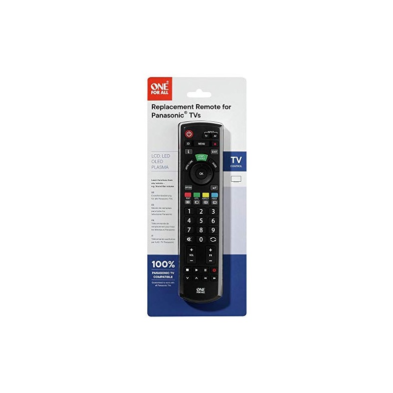 One For All Panasonic TV remote ? Works with ALL