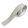 R001 Rhinestone Tape Glitter Decoration Sticker [Crystal] 1 Roll Width