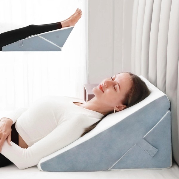 Fscgife Bed Wedge Pillow for Sleeping 9&12 Inch Adjustable Bed