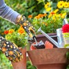 SLARMOR Leather-Gardening-Gloves for Women - Thorn-Proof Work-Gloves with Touch Screen