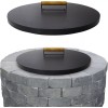 FEBTECH Fire Pit Snuffer Lid 22'' - Perfect Fit for