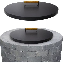 FEBTECH Fire Pit Snuffer Lid 22'' - Perfect Fit for Fire Pits Inside Diameter Up to 20''