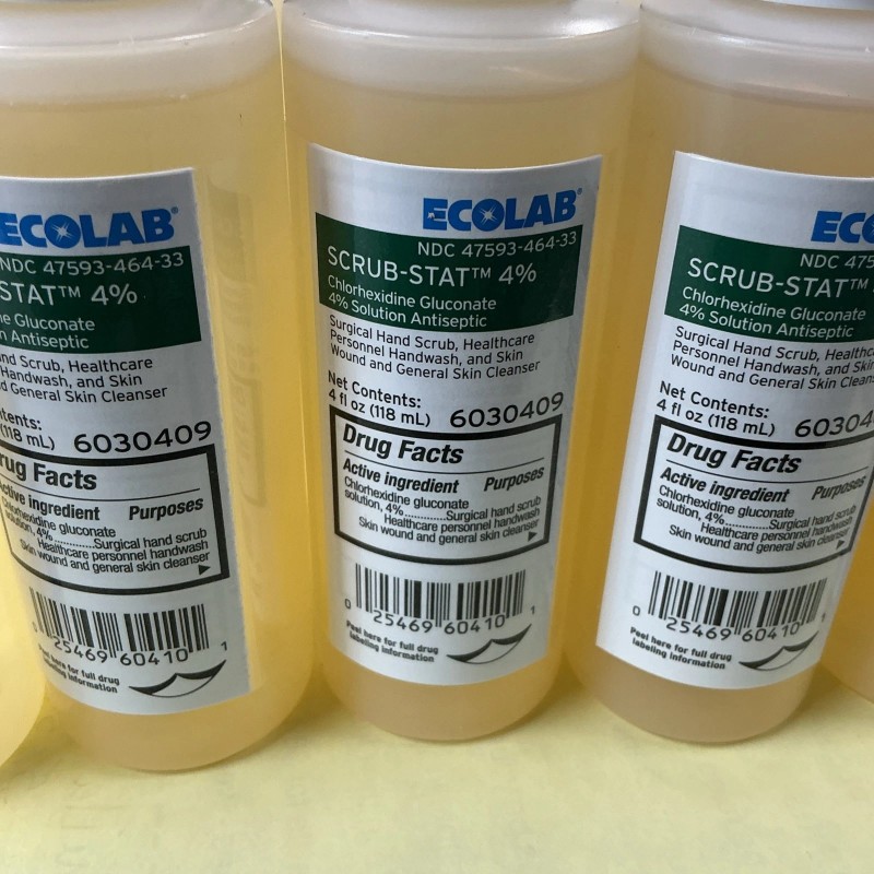 Ecolab Scrub-Stat 6030409 Surgical Hand Scrub 4 Ounce Box of
