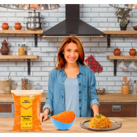 Rani Masoor Gota (Football) Indian Red Lentils Skinless 32oz (2lbs) 908g ~ All Natural | Gluten Friendly | NON-GMO | Kosher | Vegan | Indian Origin