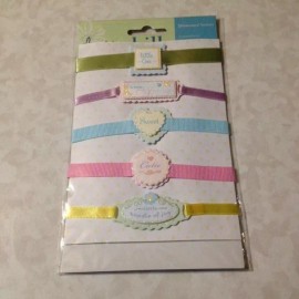 Daisy Hill Dimensional STICKERS RIBBONS BABY SHOWER DAISYHILL GRAND ADHESIONS 3D